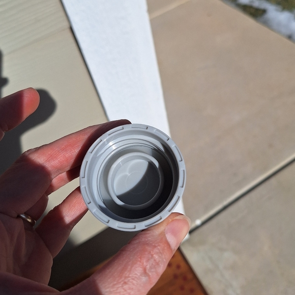 RARE Starbucks iridescent rainbow recycled glass water bottle - Picture 8 of 9